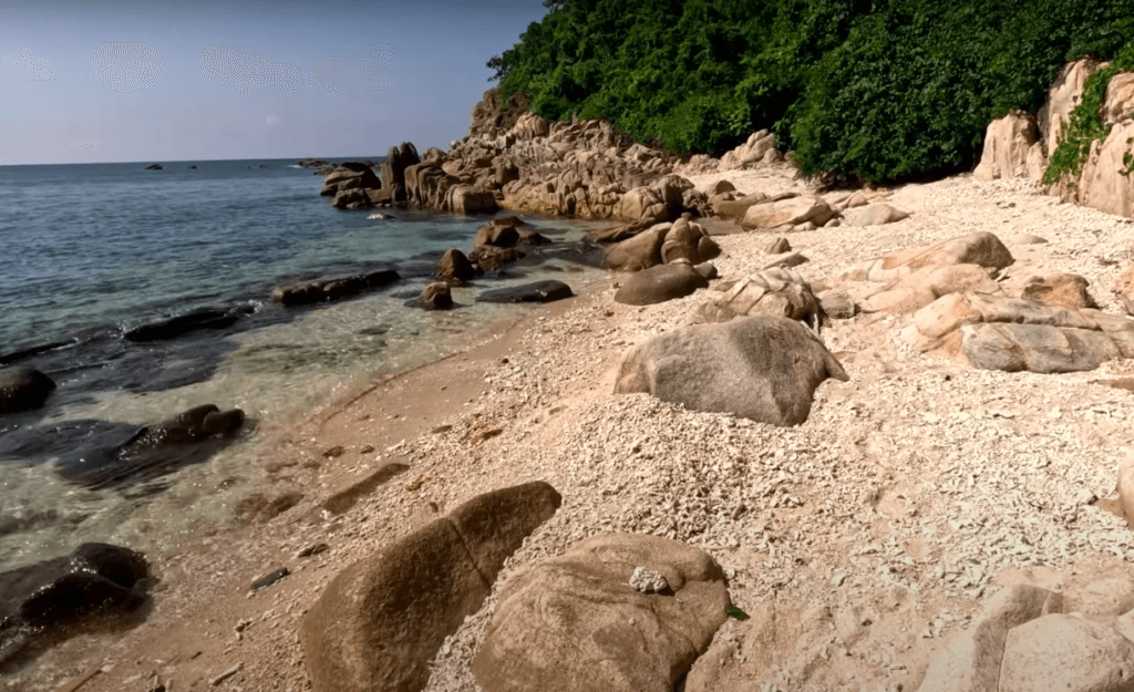 non touristy beach of Koh Tao