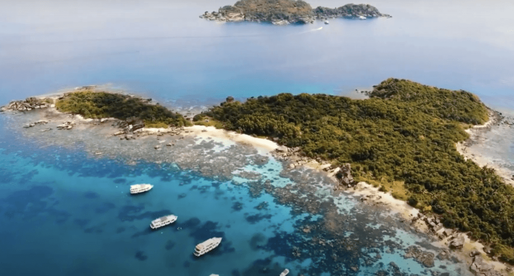 Phu Quoc National Park drone view